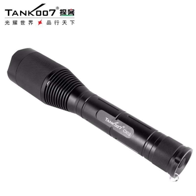 TANK007探客CI03大勻光伸縮調(diào)焦式手電投射、無干擾雜散光