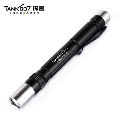 Tank007廠家批發(fā)醫(yī)生小手電便攜筆燈帽燈手電led超亮禮品手電筒專家E11